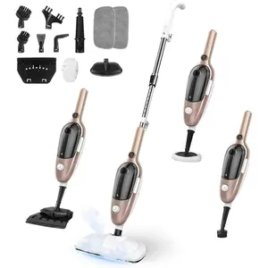 Steam Mop - -in-  Handheld Steam Cleaner Detachable Floor Steamer with 11 Accessories, MultiPurpose Steamer for Hardwood Floors, Clothes,Windows,Tiles,Carpet, Whole  Use, Rose