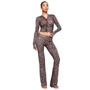 BLARE TRACKPANT - DARK LEOPARD