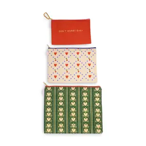 ban.do Carryall Canvaz Zip Pouch Trio