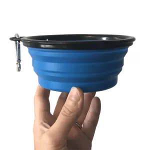 "The Go Anywhere Bowl" Collapsible Travel Pet Food and Water Dish For Cats