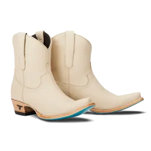 Emma Jane Bootie - Pale Ivory **Final Sale**