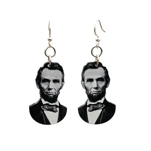 Abraham Lincoln Earrings
