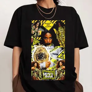 Naomi Black T-Shirt – High Energy Women’s Wrestling Star Graphic Tee, Unisex Casual Fanwear