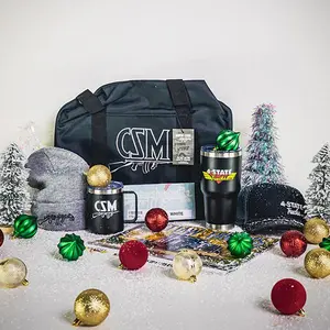 Limited Edition CSM White Decal Duffle Bag Bundle