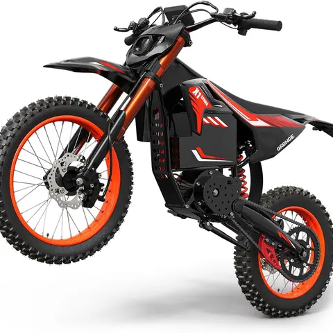 Qronge  Spark X1 Electric Bike is designed for challenging terrain. Its 17"/14" wheel configuration balances stability and agility,and it features a powerful 4500W, 283 Nm of torque, and a large 60V 28.8Ah battery-Make up-Size L