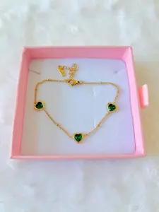 Green Heart Bracelet/Anklet