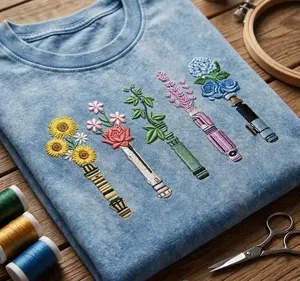 Embroidered Floral Lightsaber Shirt, Galaxy's Edge Trip, Gift for her