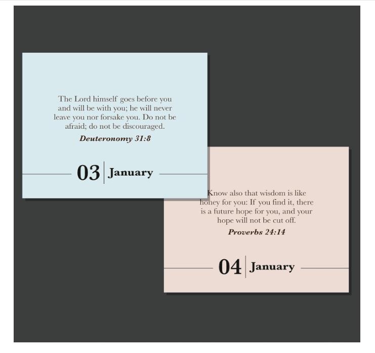 Verse A Day Perpetual Calendar | Enjoy it Year After Year, 365 Christian Verses from the NIV Bible to Inspire Your Daily Devotional, Positive Inspirational Religious Daily Verses for Men & Women