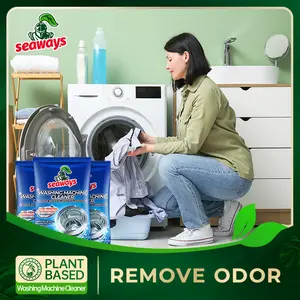 Seaways Washing Machine Cleaner -125g large capacity, powerful odor Eliminator, for all types of washing machine.