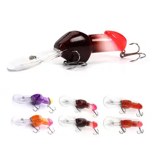 6pcs Funny Floating Fishing Lure Personality Casting Bait Sinking Bass Lures Suitable For All Water Layers Funny Fishing Lures Fishing Equipment Hook For Fishing Lovers Perfect Fishing Gear Gifts