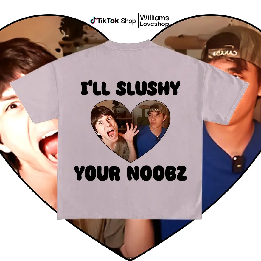 I'll slushy your noobz Unisex Shirt, Funny Graphic Print Shirt, Streetwear Top, Heavy Cotton Shirt