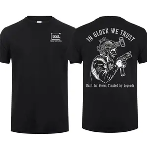 In Glock We Trust T-Shirt |         Built for Power, Trusted by Legends |         Tactical Unisex Cotton Tee, Made in USA