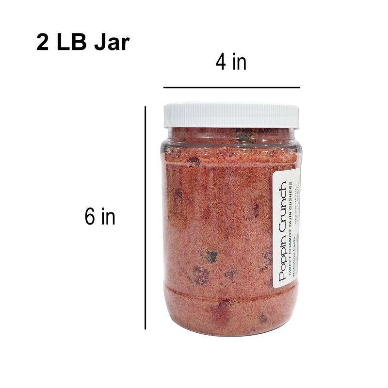 Poppin Crunch Chamoy Tajín Covered Gushers - Multiple Size Options - Choice of Sweet or Sour