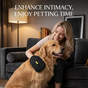 2 Pack Pet Hair Remover Gloves, Soft Massage Grooming Mitt for Shedding, Bathing & Cleaning