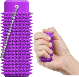 Little Ouchies Fidget - Pocket Sized Stim Keychain with Spiky Grip Design, Sensory Toy for Anxiety and Stress Relief.