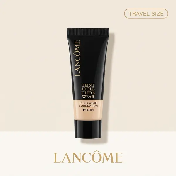 Lancôme Teint Idole Ultra Wear Long Wear Foundation PO-01 Travel Size for On-the-Go Beauty
