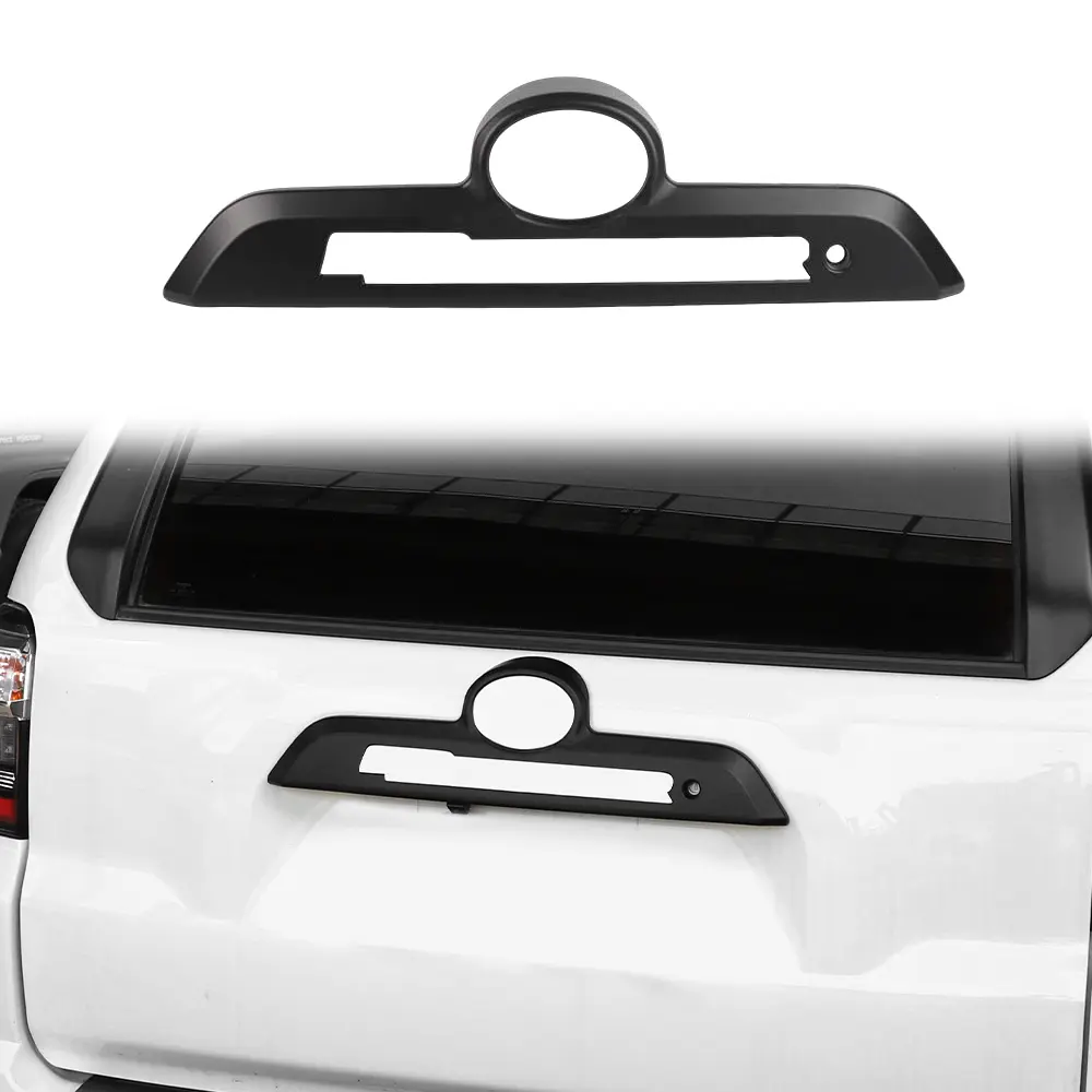 Weather Resistant Rear Trunk Handle Cover Trim Decor - Self-Adhesive Car Truck Decal for 2010-2023 4Runner, Car Exterior Protection Accessory, Decal For Cars, Car Styling Decals
