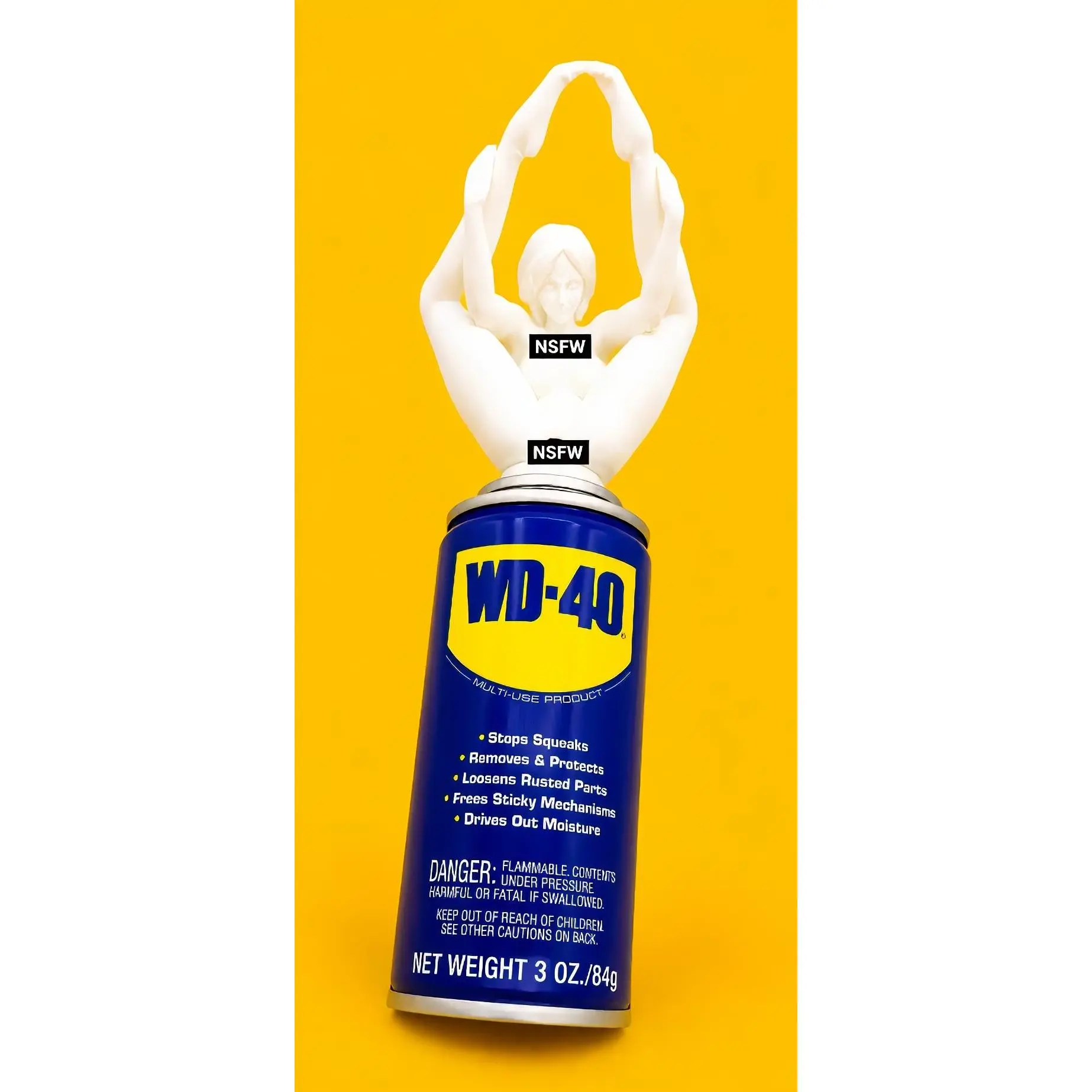 Spraydaddy – WD-40 NSFW Sprayer Topper – Funny Adult Novelty