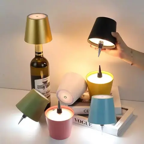 2-Pack 2026 New Cordless Dimmable Adjustable LED Liquor Bottle Lamps - Warm/White/Warm Light Home Decoration Sets, Lamps for Bedroom Night Light for Friends
