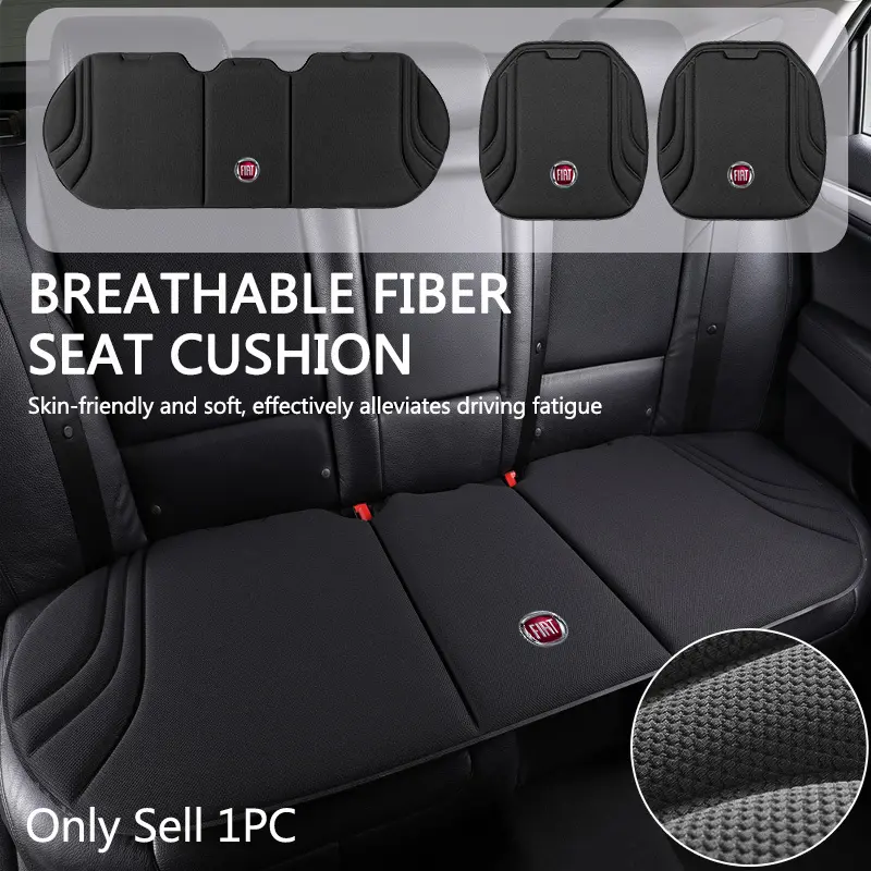 Universal Car Seat Cushion Front Rear Breathable Anti-Slip Cover Auto Seat Protection Mat Pad For Fiat Punto 500 Abarth Tipo Panda Ducato Freemont Doblo 500x Accessories