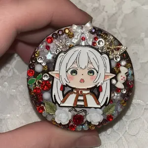 2” Wizard Elf Girl Bedazzled Herbal Tea and Spice Grinder