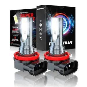 For Mini Cooper 2007-2018 H11 LED Fog Light Bulbs Kit White Foglight Lamp 6000K