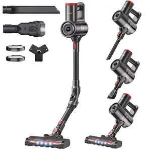 Cordless Vacuum Cleaner for Home, Cleans Under Furniture Without Bending, Self-Standing,Powerful Stick Vacuum Cordless for Pet Hair, Hard Floors, Carpets, Car