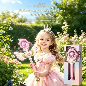 Light Up Musical Magic Wand, music toy gift Unicorn Magic Wand Toy with Flashing Lights and Music Sound Effects，Birthday & Christmas and Easter Gift for Girls Role Play Dress Up holiday gift creativity anxiety relief party favor accessory