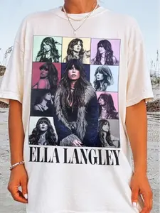 [Sale Up To 30%] Ella Langley T-Shirt, The Dandelion 2026 Vintage Graphic Music Shirt, Retro Unisex Oversized Tee, Concert Fan Outfit, Trendy Music Inspired Apparel, Gift For Fans EL2204
