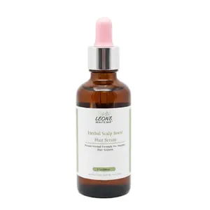 Leone Beauté Bar Herbal Scalp Boost Hair Serum - Potent Peppermint Rosemary Formula for Healthy Hair Growth & Deep Hydration with Vitamin E