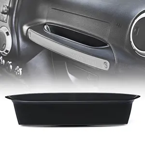 XPRITE Jeep Passenger Grab Handle Storage Tray - Custom Molded Organizer in Strong and Lightweight ABS Materials