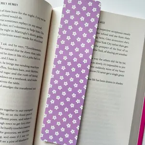 Purple Daisy Bookmark