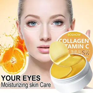 80g (60pcs/30 pairs) Collagen Vitamin C Eye Mask, Deeply moisturizes and brightens the skin around the eyes, Integrates multiple functions, Excellent for eye - contour care