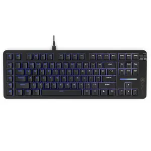 JLab Midnight TKL Wired Mechanical Gaming Keyboard - Linear Switches, Per-Key RGB, NKRO, 1000Hz Polling Rate, Media Knob, Windows 11