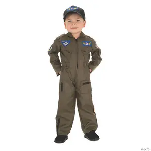 Toddler Boy's Air Force Fighter Pilot Costume - Halloween Costume Outfit Dress