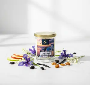 Santorini - Scented Organic coconut Wax Candle