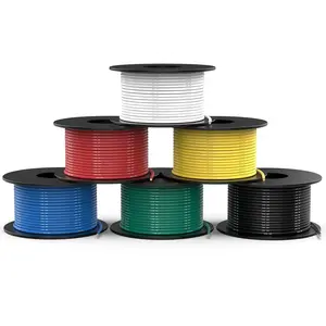 22 Gauge Wire 360ft, 22 AWG Wire 6 Colors 60ft Each Spool, Flexible  Tinned Copper Electrical , Wiring kit for Breadboard/Automotive/DIY/, 200?