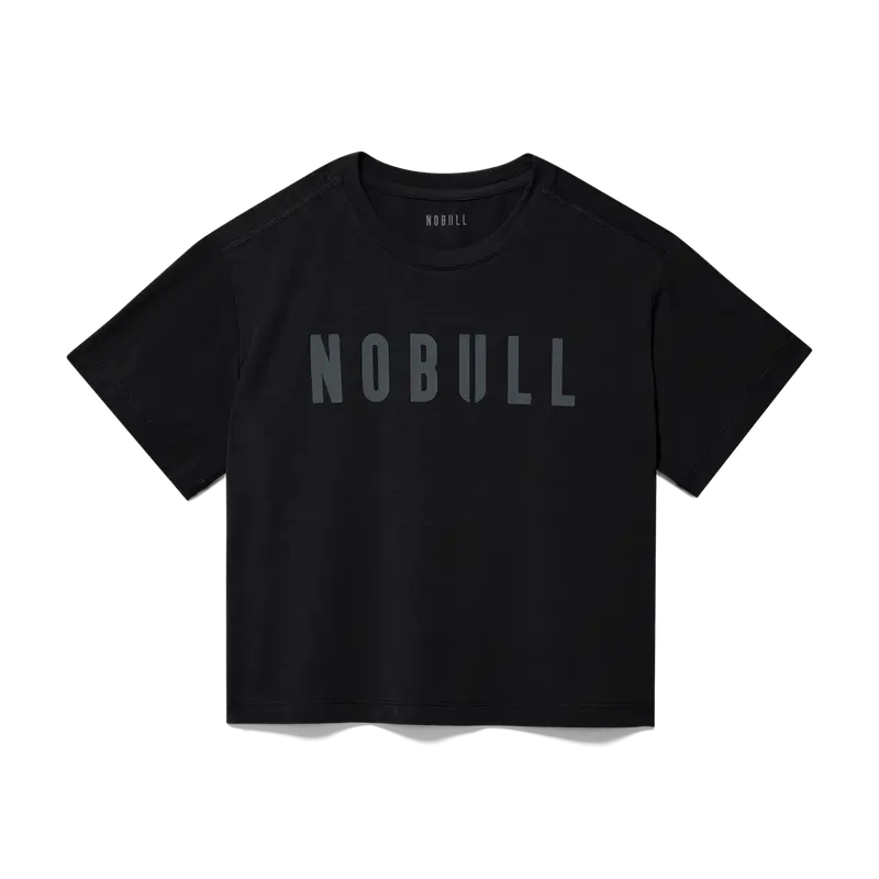 NOBULL Women's  Boxy Tee in Black