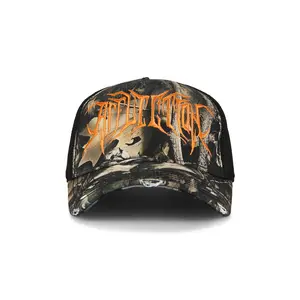 Affliction Skull Tree Camo Hat in Camo