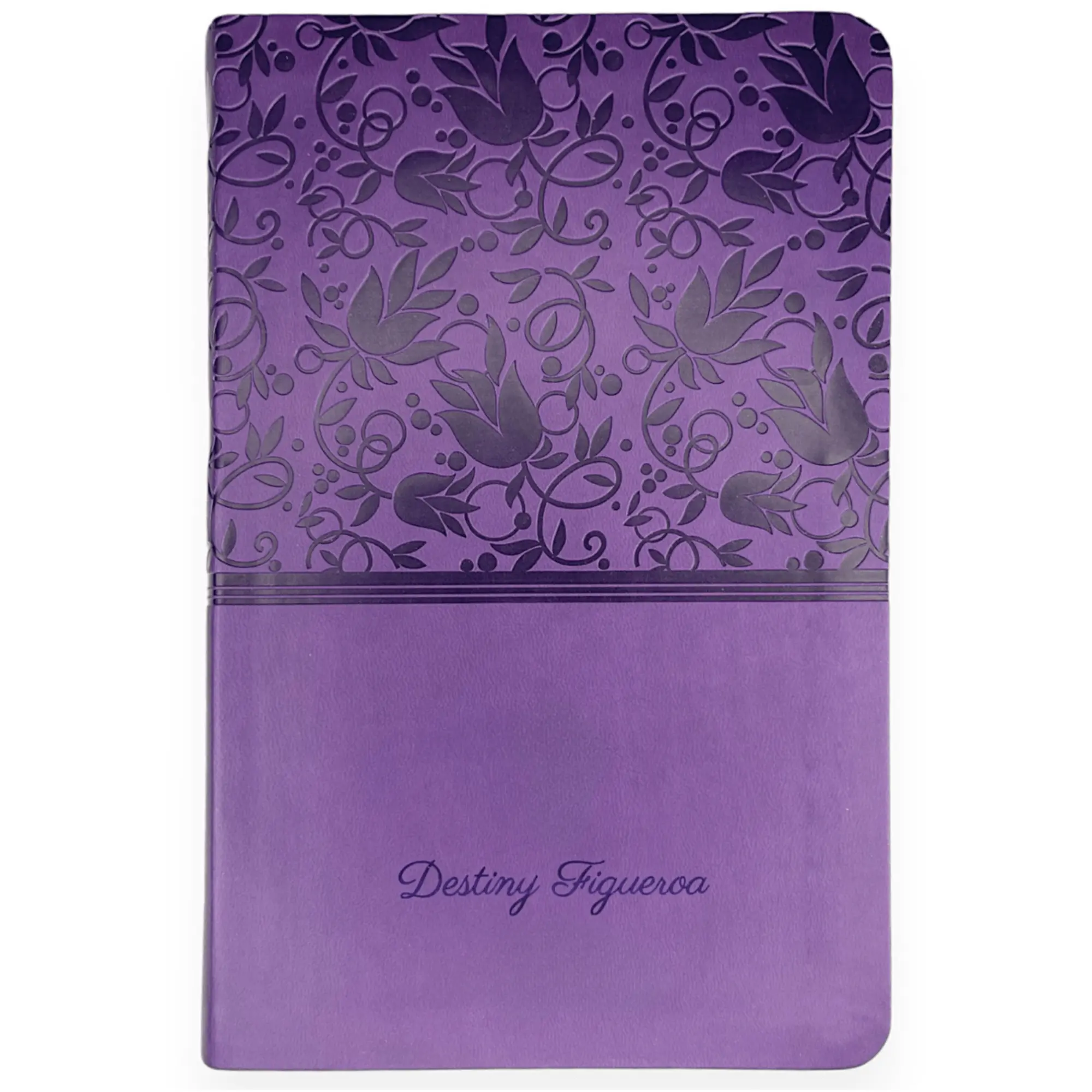 Custom KJV Purple Standard Size Holy Bible Large Print with Index Tabs - Tiktok