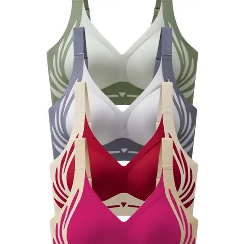 Women's Bra Set, Bralette, Adjustable Strap Brallete, Colorblock Design, Adjustable Straps, Fixed Padding, Multiple Colors, Fit, Soft Comfortable, All-Season Wear, Underwear, Soft Comfy Bra, Adjustable Bras, Padded Bralette