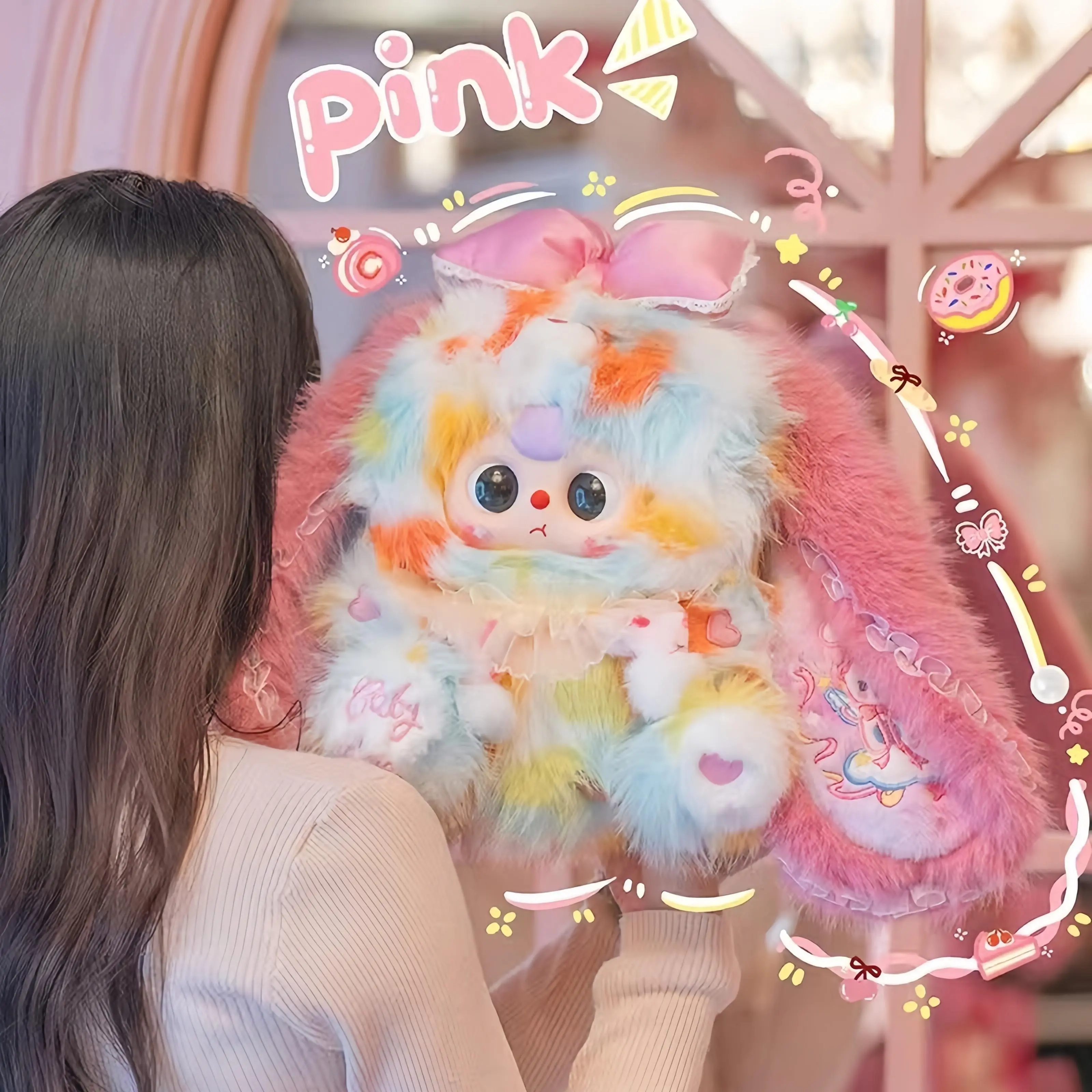 【OK】-- Lily Rabbit Town 400% V5 series Mystery Boxes Bag Pendant Bunny Plush Dolls Soft Collectibles （Hidden Style 1/36）