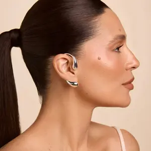 Anna Prata by Valmaur Products Levium Earcuff - Brumma Collection Silver Plated