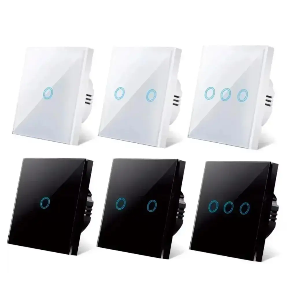 WiFi Smart Touch Light Switch - Wireless Smart Lighting Feature, Adjustable Power Settings, Ideal for Home and Office Use
