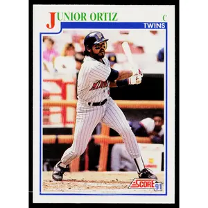Junior Ortiz 1991 Score #438 Minnesota Twins