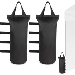 2PACK Canopy Weight Bags - 54 LBS Load Capacity Sand Bags for Canopy Tent , Set of 2 Durable Sandbags, Heavy Duty SandBag for Weight, Suitable for Outdoor Pop Up Tent, Gazebo, Pergola