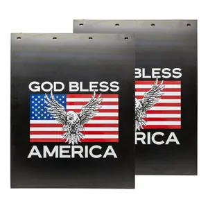 #2430GBE God Bless America Eagle Mudflap - 24" x 30" x 3/16" Poly - 1 Pair