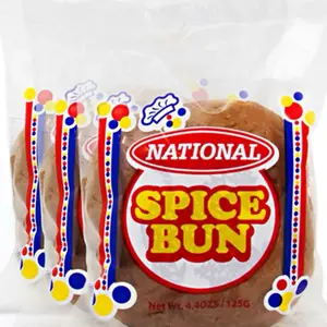 National Bakery Jamaican National Round Spice Bun Cake 4.40oz 125g Snack Business