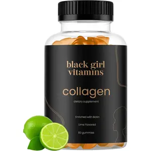 Black Girl Vitamins - Collagen Gummies for Hair, Skin, and Nail Support 60ct