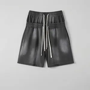 Core Double Waist Shorts (Light Grey)
